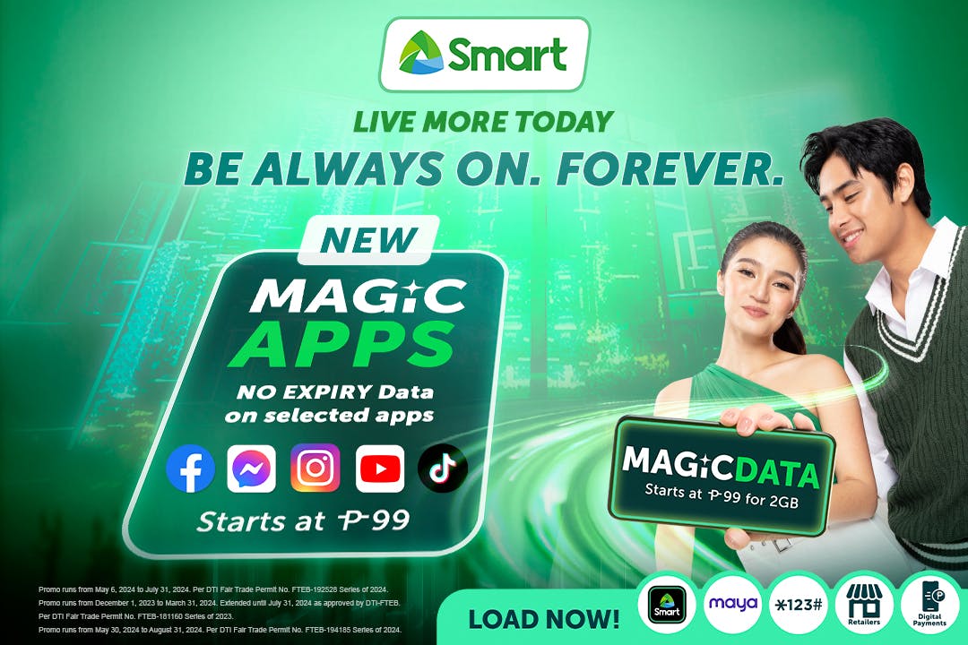 Experience NO-EXPIRY Data With Smart's Magic Apps Promo